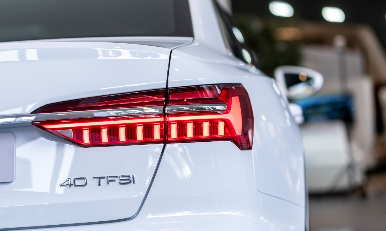 Cụm đèn hậu mới trên Audi A6 2025