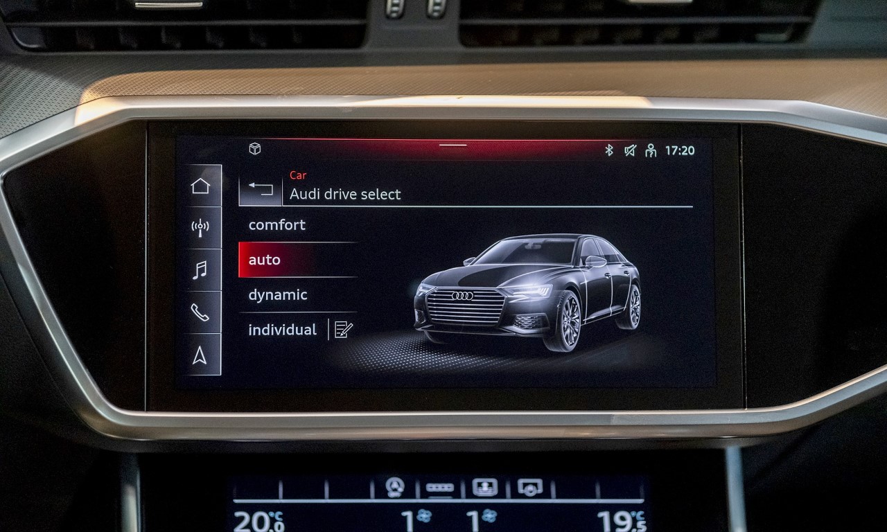 Màn hình trên xe Audi A6 2025