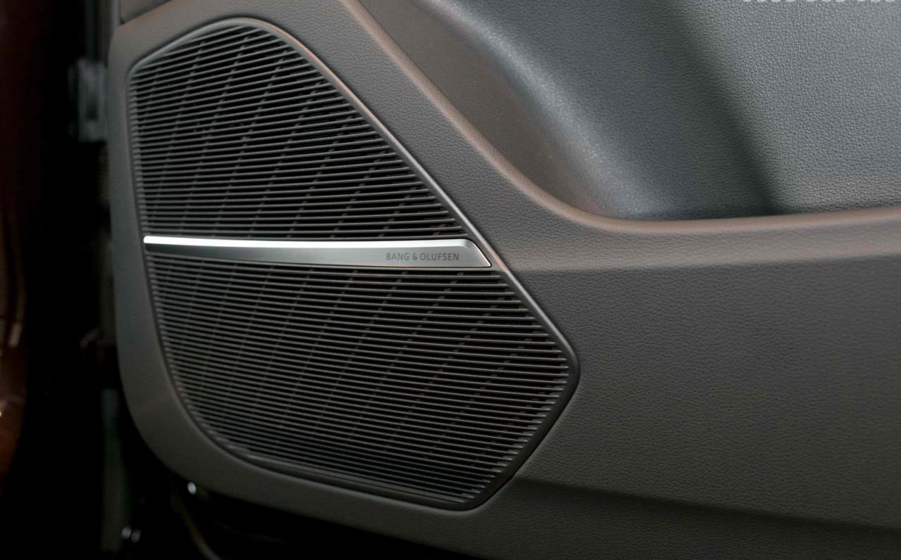 Hệ thống loa cao cấp B&O trên Audi Q7 2024
